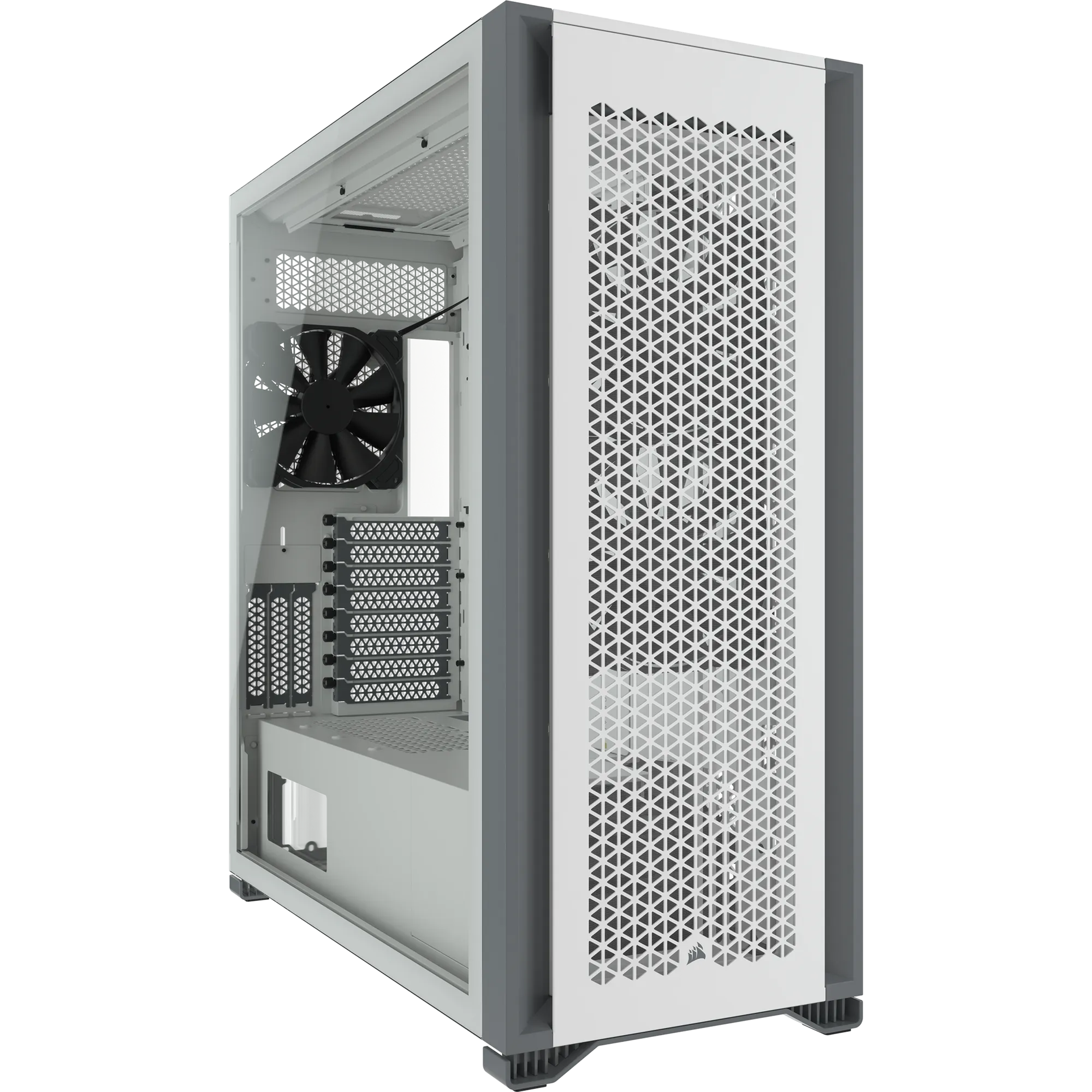 7000D Airflow White Tempered Glass Mid-Tower; 6x 3.5'' | 4x 2.5'' Drive Bays ; 480mm Radiator Compatible; 3x140mm fan incl (CC-9011219-WW) 6 7000D Airflow White Tempered Glass Mid-Tower; 6x 3.5'' | 4x 2.5'' Drive Bays ; 480mm Radiator Compatible; 3x140mm fan incl (CC-9011219-WW) - Image 6