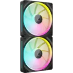 Corsair LX RGB Series; iCUE LINK LX140 RGB; 140mm Fan; Dual Pack; iCUE LINK System Hub Included (CO-9051028-WW)
