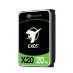 Seagate Exos X20 ST20000NM003D 20TB HDD; 3.5''; SAS SED 512e/4Kn; RPM 7200; 5 Year Limited Warranty (ST20000NM003D)