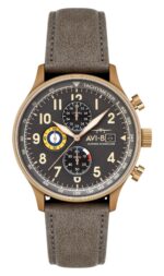 AVI-8 Hawker Hurricane Classic Chronograph Grey Dial Quartz AV-4011-0P Men's Watch
