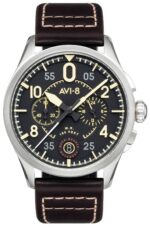 AVI-8 Spitfire Lock Midnight Oak Chronograph Quartz AV-4089-01 Men's Watch