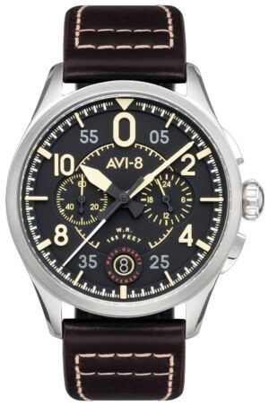 AVI-8 Spitfire Lock Midnight Oak Chronograph Quartz AV-4089-01 Men's Watch