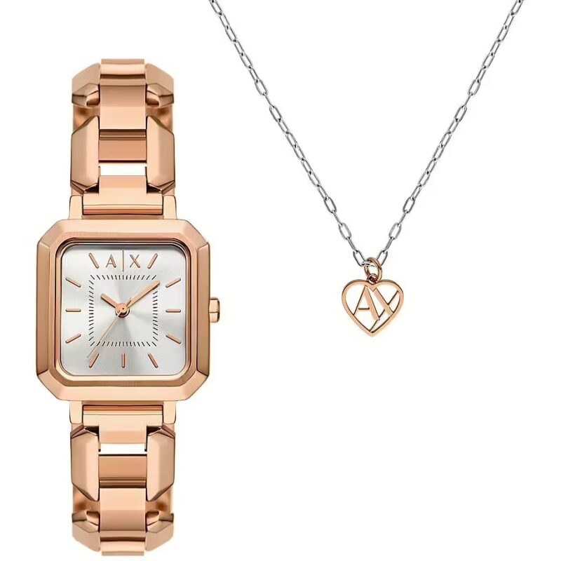 A|x Armani Exchange Leila Special Pack + Necklace (AX7167SET) Women's Watch