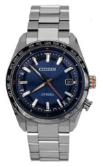 Citizen Attesa ACT Line Super Titanium Blue Dial Eco-Drive CB0287-68L 100M Men's Watch
