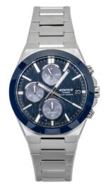 Casio Edifice Analog Chronograph Stainless Steel Blue Dial Solar EFS-S650D-2A 100M Men's Watch