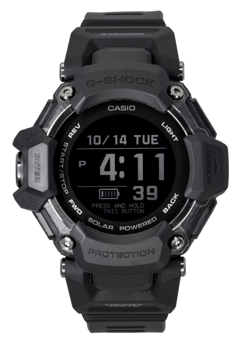 Casio G-Shock G-Squad Digital Smartphone Link Resin Strap Solar GBD-H2000-1B 200M Men's Watch