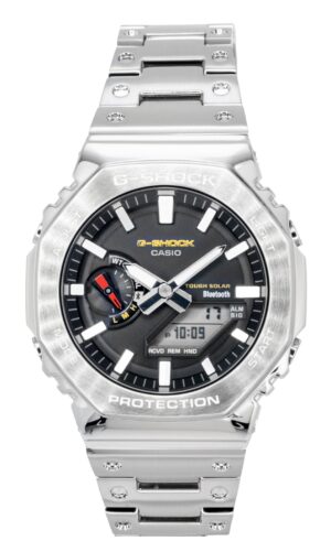 Casio G-Shock Full Metal Analog Digital Smartphone Link Stainless Steel Black Dial Solar GM-B2100SD-1C 200M Men's Watch