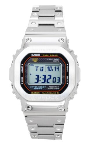 Casio G-Shock Full Metal Digital Smartphone Link Stainless Steel Solar GMW-B5000D-1C 200M Men's Watch