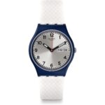 Swatch White Delight (GN720) Unisex Watch