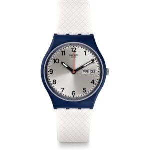 Swatch White Delight (GN720) Unisex Watch