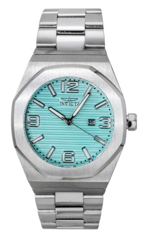 Invicta Huracan Stainless Steel Turquoise Dial Quartz 45779 100M Men's Watch