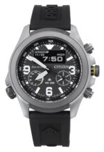 Citizen Promaster Land 35th Anniversary Chronograph Black Dial Eco-Drive JV1007-07E 200M Men's Watch