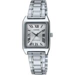 Casio Collection Tank. Bracelet - White (LTP-V007D-7BUDF) Women's Watch