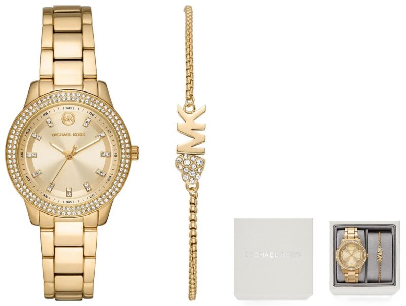 Michael Kors Mini Tibby Special Pack + Bracelet (MK1057SET) Women's Watch