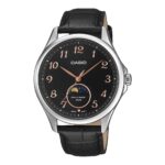 Casio Collection Moonphases - Silver Leather (MTP-M110L-1AVER) Men's Watch