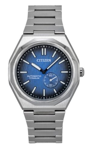 Citizen Zenshin 60 Super Titanium Dark Blue Dial Automatic NK5020-58M 100M Men's Watch