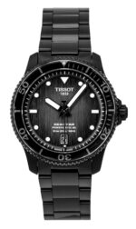 Tissot Seastar 1000 Stainless Steel Grey And Black Dial Automatic Diver's T120.807.33.051.00 300M Men's Watch
