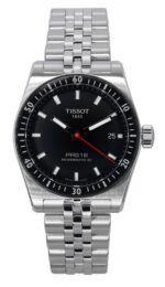Tissot PR516 Powermatic 80 Stainless Steel Black Dial Automatic T149.407.11.051.00 100M Men's Watch