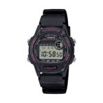 Casio Sport Timeless Collection - Black - Pink (W-220H-1A2VEF) Unisex Watch