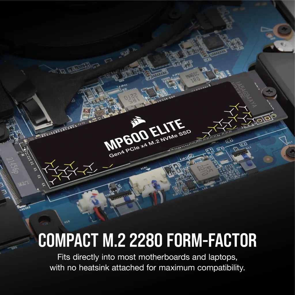 Corsair MP600 ELITE 2TB Gen4 PCIe x4 NVMe M.2 SSD (no heatsink); Read Up To 7000MB/s; Write up to 6500MB/s (CSSD-F2000GBMP600ENH) 21 Corsair MP600 ELITE 2TB Gen4 PCIe x4 NVMe M.2 SSD (no heatsink); Read Up To 7000MB/s; Write up to 6500MB/s (CSSD-F2000GBMP600ENH) - Image 21