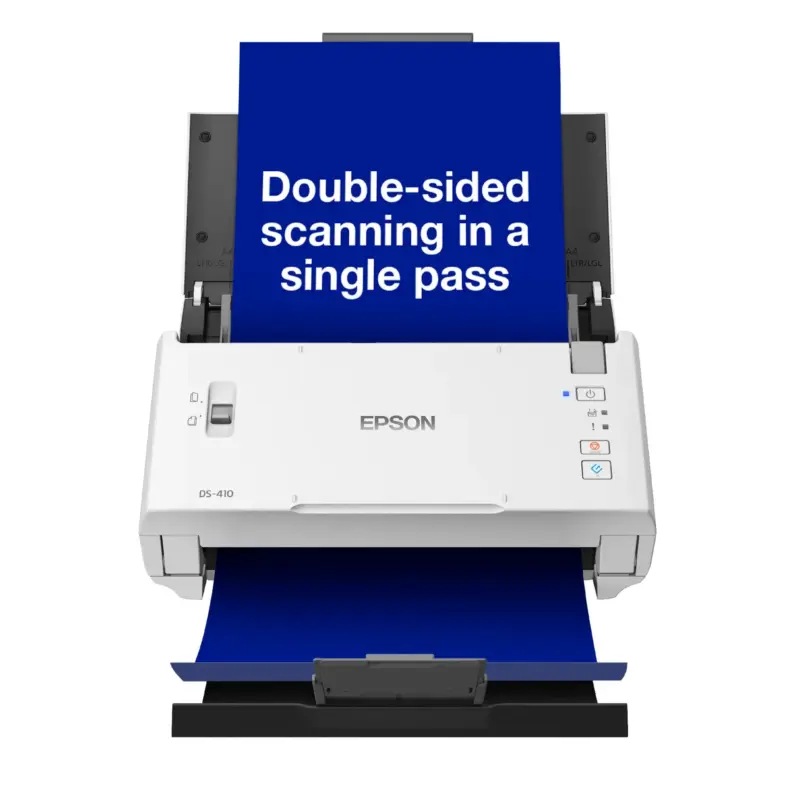 Epson WorkForce DS-410 A4 sheet-fed business scanner (B11B249401BA) Epson WorkForce DS-410 A4 sheet-fed business scanner (B11B249401BA)