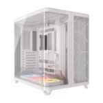 AIR 5400 LX-R RGB iCUE LINK Triple Chamber Mid-Tower PC Case ;3x Fans included;2x 2.5'' ; 1x 3.5''; White (CC-9011321-WW) AIR 5400 LX-R RGB iCUE LINK Triple Chamber Mid-Tower PC Case ;3x Fans included;2x 2.5'' ; 1x 3.5''; White (CC-9011321-WW)