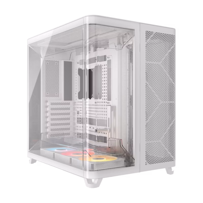 AIR 5400 RS-R ARGB Triple Chamber Mid-Tower PC Case ; 3x Fans Included; 2x 2.5'' ; 1x 3.5''  White (CC-9011319-WW) AIR 5400 RS-R ARGB Triple Chamber Mid-Tower PC Case ; 3x Fans Included; 2x 2.5'' ; 1x 3.5''  White (CC-9011319-WW)