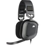 HS80 RGB USB Premium Gaming Headset with 7.1 Surround Sound; Carbon. (CA-9011237-AP)