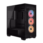 3500X LX-R RGB iCUE LINK Tempered Glass Mid-Tower PC Case; 3x Fans included; 2x 2.5'' ; 2x 3.5''; Black (CC-9011324-WW) 3500X LX-R RGB iCUE LINK Tempered Glass Mid-Tower PC Case; 3x Fans included; 2x 2.5'' ; 2x 3.5''; Black (CC-9011324-WW)