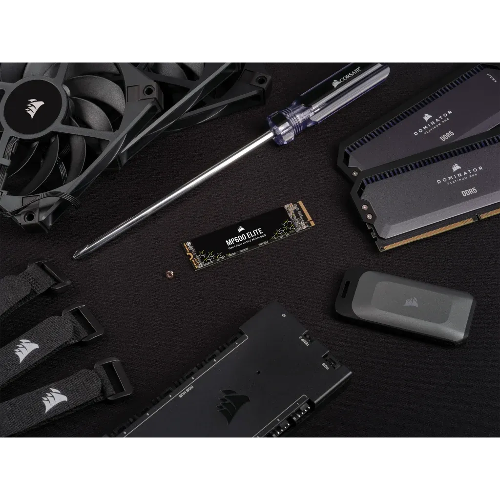 Corsair MP600 ELITE 2TB Gen4 PCIe x4 NVMe M.2 SSD (no heatsink); Read Up To 7000MB/s; Write up to 6500MB/s (CSSD-F2000GBMP600ENH) 28 Corsair MP600 ELITE 2TB Gen4 PCIe x4 NVMe M.2 SSD (no heatsink); Read Up To 7000MB/s; Write up to 6500MB/s (CSSD-F2000GBMP600ENH) - Image 28