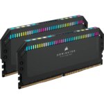 CORSAIR DOMINATOR RGB DDR5 64GB (2 x 32GB) DDR5 5600 CL40-40-40-77 1.25V Intel XMP & AMD EXPO - GREY (CMT64GX5M2B5600Z40K)