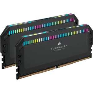 CORSAIR DOMINATOR RGB DDR5 64GB (2 x 32GB) DDR5 5600 CL40-40-40-77 1.25V Intel XMP & AMD EXPO - GREY (CMT64GX5M2B5600Z40K)