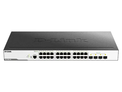 D-Link 24-Ports 10/100/1000Mbps + 4 SFP ports Managed Metro Ethernet Switch (DGS-3000-28L) D-Link 24-Ports 10/100/1000Mbps + 4 SFP ports Managed Metro Ethernet Switch (DGS-3000-28L)