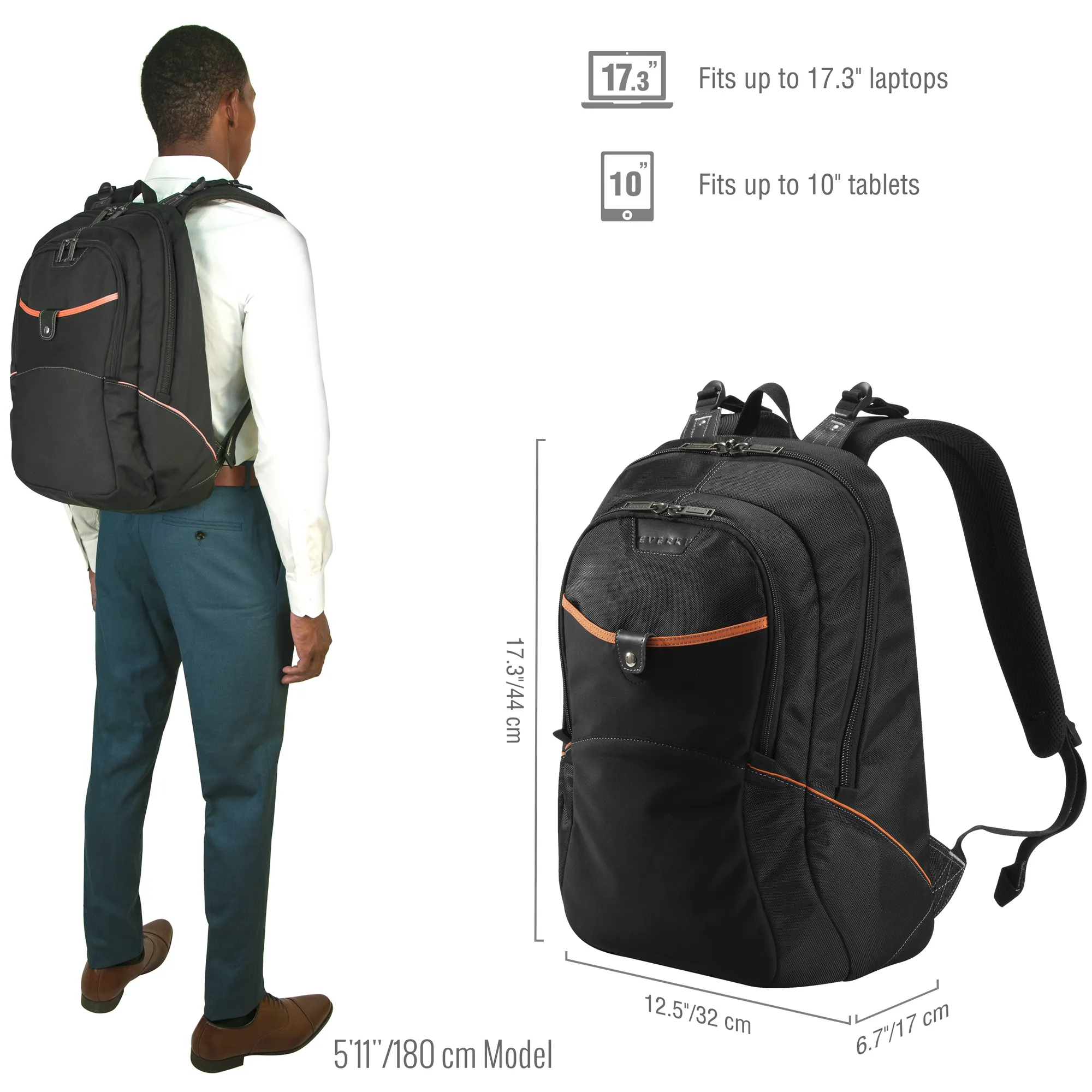 EVERKI EKP129 GLIDE 17.3'' NOTEBOOK BACKPACK (EKP129) 13 EVERKI EKP129 GLIDE 17.3''  NOTEBOOK BACKPACK (EKP129) - Image 13