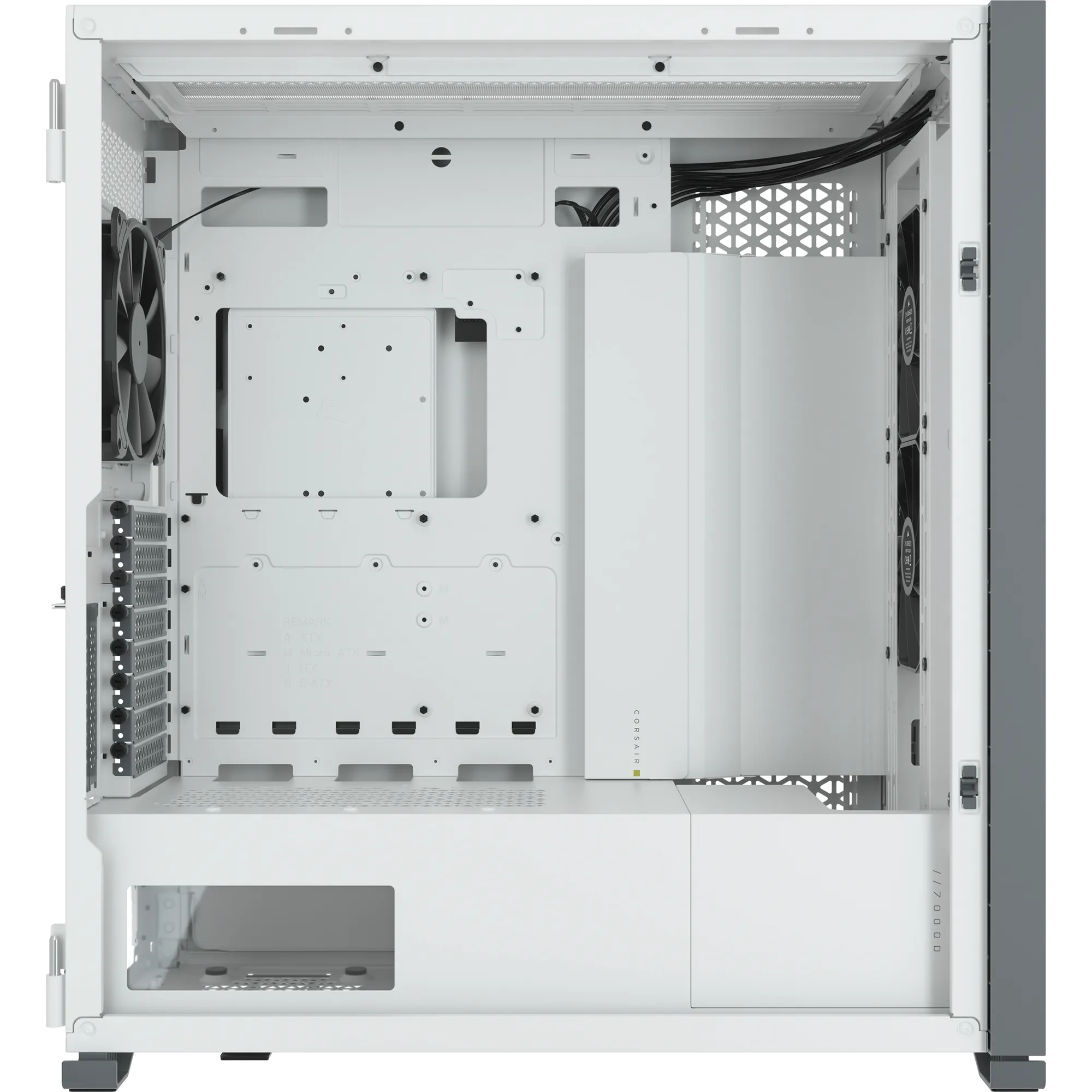 7000D Airflow White Tempered Glass Mid-Tower; 6x 3.5'' | 4x 2.5'' Drive Bays ; 480mm Radiator Compatible; 3x140mm fan incl (CC-9011219-WW) 24 7000D Airflow White Tempered Glass Mid-Tower; 6x 3.5'' | 4x 2.5'' Drive Bays ; 480mm Radiator Compatible; 3x140mm fan incl (CC-9011219-WW) - Image 24