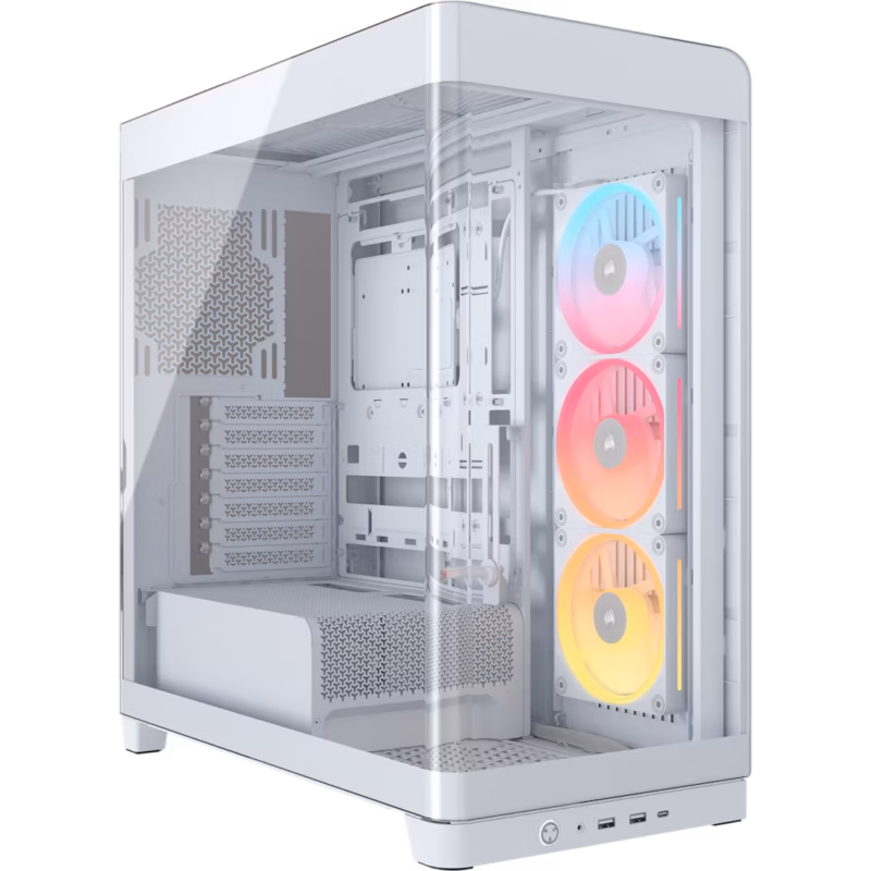 FRAME 4500X LX-R RGB LINK Panoramic Glass Mid-Tower PC Case; 3x RGB Fans Inclided; 4x 2.5'' ; 2x 3.5''; White (CC-9011317-WW) FRAME 4500X LX-R RGB LINK Panoramic Glass Mid-Tower PC Case; 3x RGB Fans Inclided; 4x 2.5'' ; 2x 3.5''; White (CC-9011317-WW)
