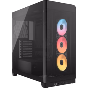 FRAME 4500X RS-R ARGB Panoramic Glass Mid-Tower PC Case;includes 3x RS120-R ARGB Fans ; 4x 2.5'' ; 2x 3.5''  Black (CC-9011314-WW)