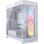 FRAME 4500X RS-R ARGB Panoramic Glass Mid-Tower PC Case;includes 3x RS120-R ARGB Fans ; 4x 2.5'' ; 2x 3.5'' ; White (CC-9011315-WW) FRAME 4500X RS-R ARGB Panoramic Glass Mid-Tower PC Case;includes 3x RS120-R ARGB Fans ; 4x 2.5'' ; 2x 3.5'' ; White (CC-9011315-WW)