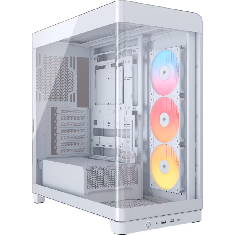 FRAME 4500X RS-R ARGB Panoramic Glass Mid-Tower PC Case;includes 3x RS120-R ARGB Fans ; 4x 2.5'' ; 2x 3.5'' ; White (CC-9011315-WW) FRAME 4500X RS-R ARGB Panoramic Glass Mid-Tower PC Case;includes 3x RS120-R ARGB Fans ; 4x 2.5'' ; 2x 3.5'' ; White (CC-9011315-WW)