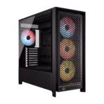 FRAME 5000D RS ARGB Mid-Tower PC Case; 4x RS140 ARGB Fans; 2x 2.5'' ; 1x 3.5'' ; Black. (CC-9011309-WW) FRAME 5000D RS ARGB Mid-Tower PC Case; 4x RS140 ARGB Fans; 2x 2.5'' ; 1x 3.5'' ; Black. (CC-9011309-WW)