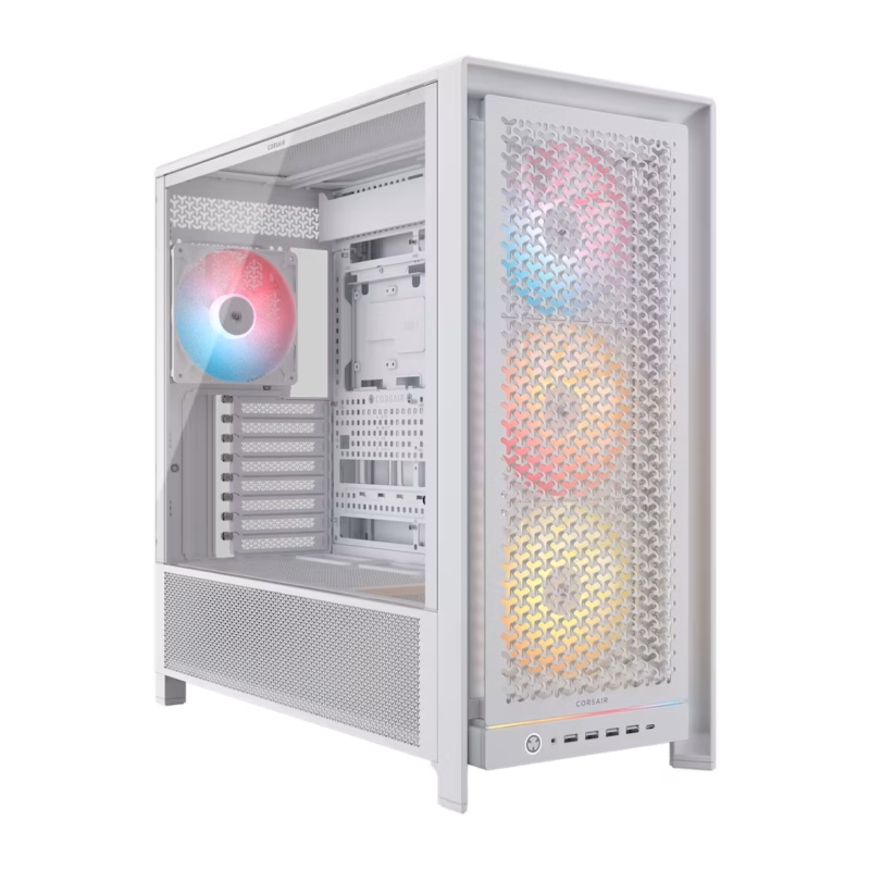 FRAME 5000D ARGB RS Mid-Tower PC Case; 4x 4x RS140 ARGB Fans; 2x 2.5'' ; 1x 3.5'' ; White. (CC-9011310-WW) FRAME 5000D ARGB RS Mid-Tower PC Case; 4x 4x RS140 ARGB Fans; 2x 2.5'' ; 1x 3.5'' ; White. (CC-9011310-WW)