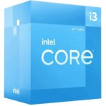 Intel Core i3 12100 Up to 4.3 GHZ; 4 Core (4P+0E); 8 Thread; 12MB Smartcache; 60W TDP - Intel Laminar RM1 Cooler included (BX8071512100-CA)