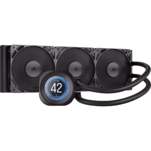 ''NAUTILUS 360 RS LCD Liquid CPU Cooler – 2.1'''' IPS LCD Screen – RS120 Fans – 360 mm Radiator – LGA 1851/1700;