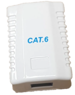 RCT- CAT6 WALLBOX SINGLE PORT (CAT6SWB)