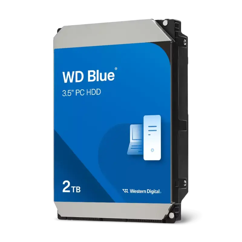 Western Digital WD Blue WD20EZBX 2 TB Hard Drive - Internal - SATA (SATA/600) - 7200rpm (WD20EZBX)