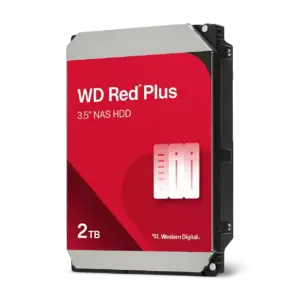 Western Digital WD Red Plus WD20EFPX 2 TB Hard Drive - 3.5'' Internal - SATA (SATA/600) (WD20EFPX)