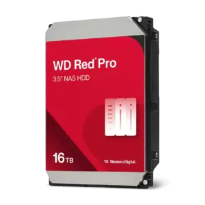 Western Digital WD Red Pro WD161KFGX 16 TB Hard Drive - 3.5'' Internal - SATA (SATA/600) - 7200rpm (WD161KFGX)
