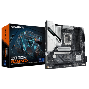 GIGABYTE Intel® Z890 Chipset for LGA 1851; 4x DDR5; 3x M2; HDMI/2x DP; mATX. (GA-Z890M-GAMING-X)