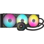 CORSAIR iCUE LINK TITAN 420 RX RGB Liquid CPU Cooler – RX140 RGB Fans – Fits Intel® LGA 1851/1700; AMD® AM5/AM4