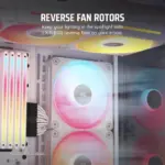 CORSAIR LX-R RGB Series; iCUE LINK LX140-R RGB White; 140mm RGB Fan; Dual Fan Kit.